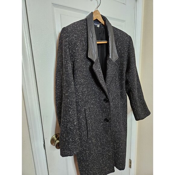 VTG Hunter’s Run Women's Double Breasted 100% Virgin  Pure Wool Coat Meduim 9 - Picture 5 of 12